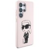 Etui Karl Lagerfeld Silicone Graffiti    Ikonik Printed Logo MagSafe do Samsung Galaxy S25 Ultra różowy